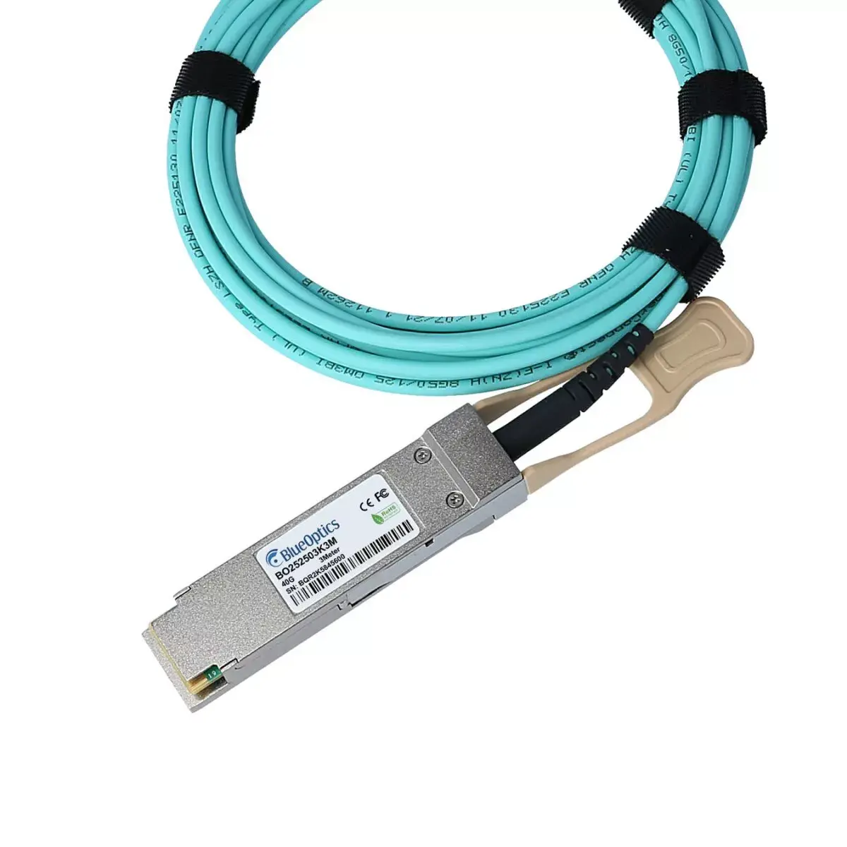 BlueOptics QSFP-AOC-3M-SP-BO InfiniBand кабель Photo 3