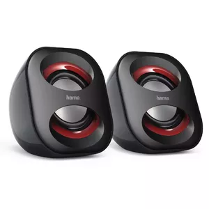 Hama Sonic Mobil 183 loudspeaker Black, Red Wired 3 W