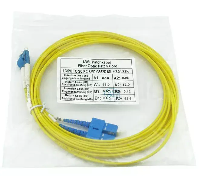 BlueOptics CAB-SMF-LC-SC-1 InfiniBand kabelis Photo 8