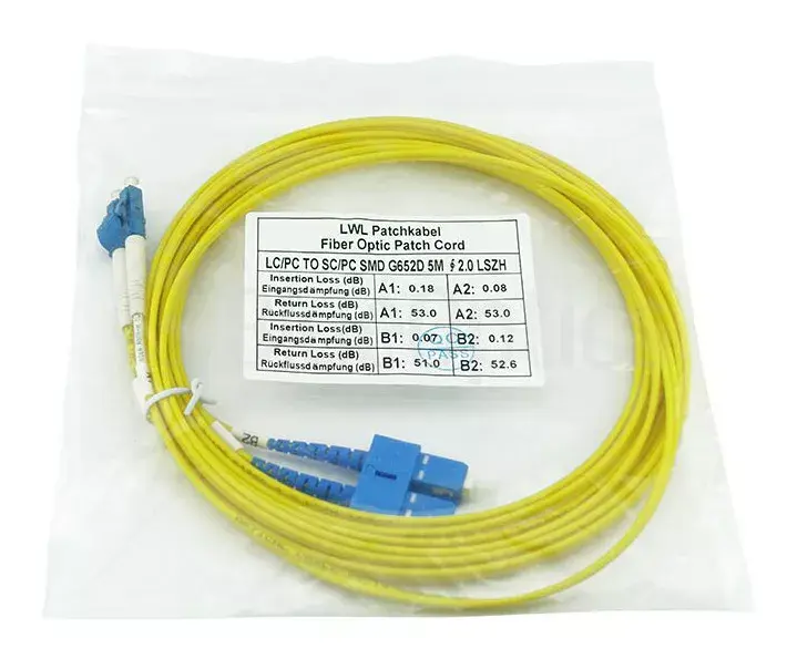 Оптоволоконный кабель BlueOptics CAB-SMF-LC-SC-2 Photo 8