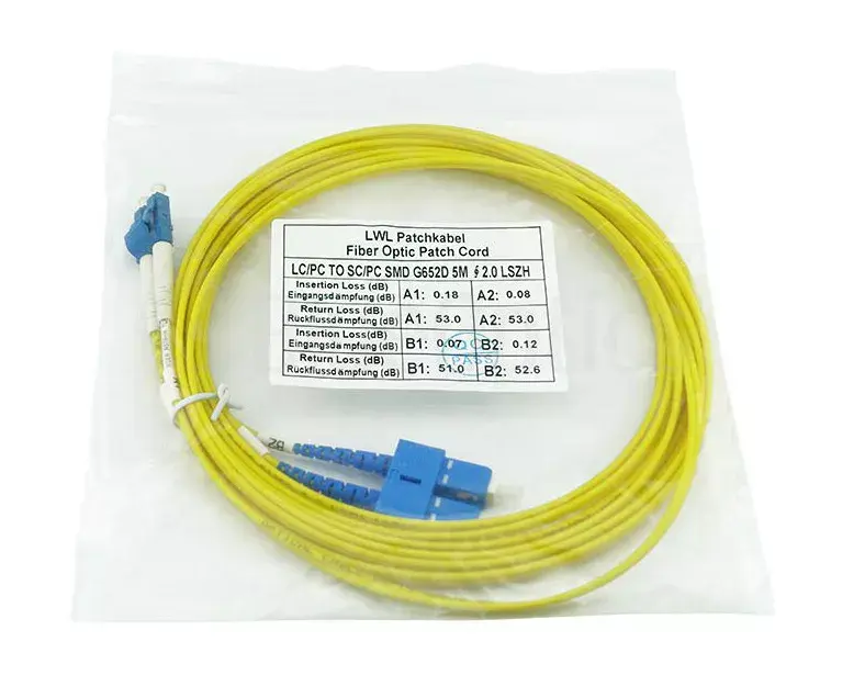 Optiskā šķiedra kabelis BlueOptics CAB-SMF-LC-SC-5 Photo 8