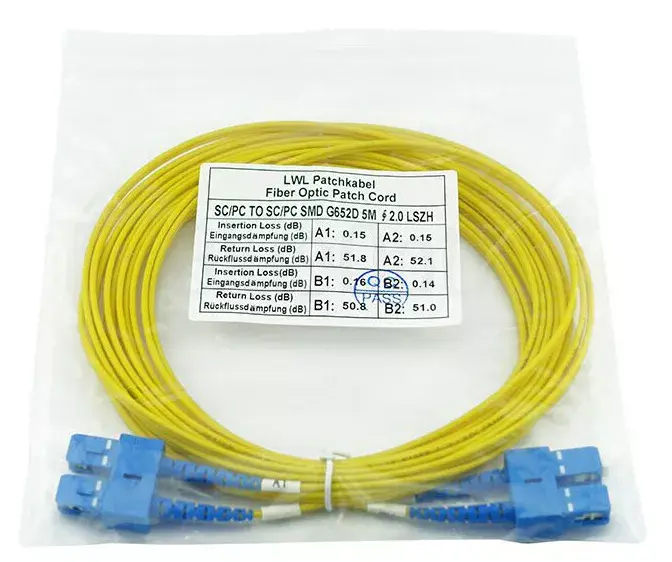 Šķiedru optikas kabelis BlueOptics CAB-SMF-SC-SC-3-BO Photo 5