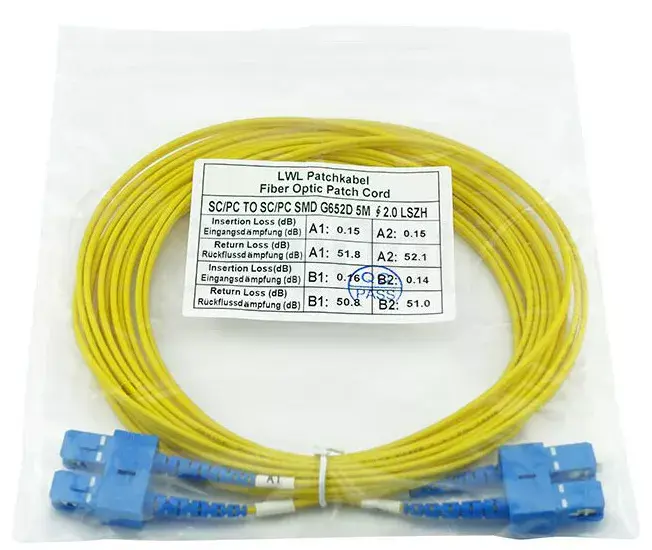 BlueOptics CAB-SMF-SC-SC-30 InfiniBand оптоволоконный кабель Photo 5