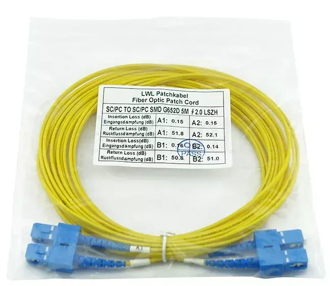 Оптоволоконный кабель BlueOptics CAB-SMF-SC-SC-50 Photo 5