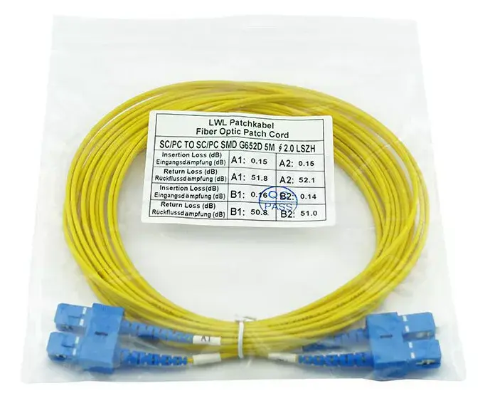Fibre optic cable BlueOptics CAB-SMF-SC-SC-3-BO Photo 5