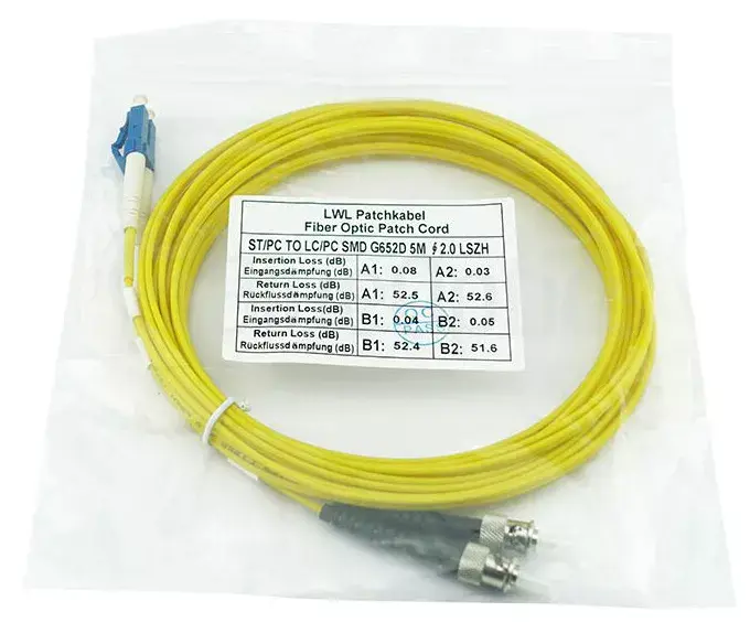 InfiniBand šķiedru optikas kabelis BlueOptics CAB-SMF-ST-LC-5-BO Photo 8