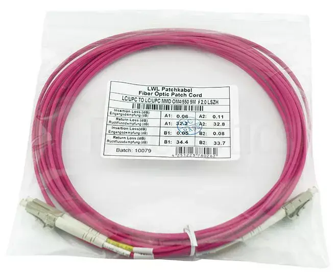 InfiniBand волоконно-оптический кабель BlueOptics CBL-LC-OM4-1M-BO Photo 5