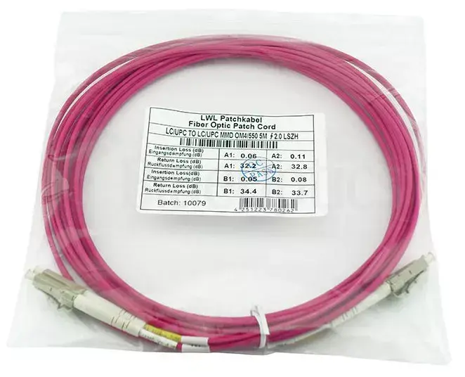 Optiskā šķiedra kabelis BlueOptics CBL-LC-OM4-2M-BO Photo 5