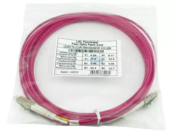 Оптоволоконный кабель BlueOptics CBL-LC-OM4-3M Photo 5