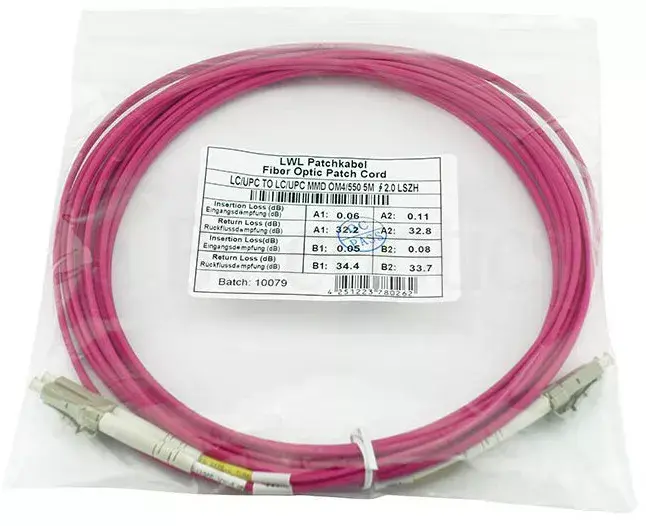 Optiskā šķiedra kabelis BlueOptics CBL-LC-OM4-7M-BO Photo 5