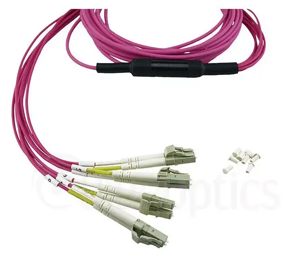 Оптоволоконный Кабель BlueOptics CBL-MPO12-4LC-OM4-10M Photo 3