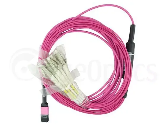Оптоволоконный Кабель BlueOptics CBL-MPO12-4LC-OM4-10M Photo 7