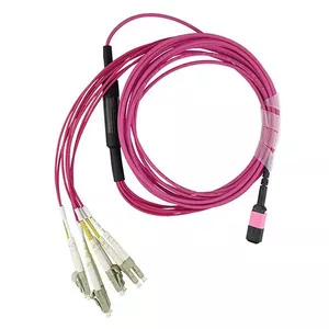 BlueOptics CBL-MPO12-4LC-OM4-15M-BO InfiniBand оптоволоконный кабель MPO 4x LC 15м