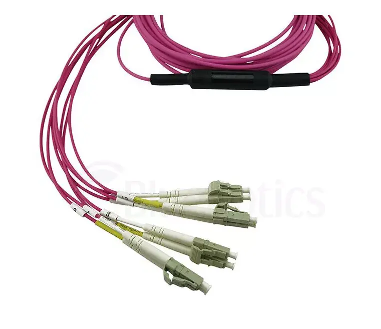 InfiniBand fibre optic cable BlueOptics CBL-MPO12-4LC-OM4-1M-BO Photo 2