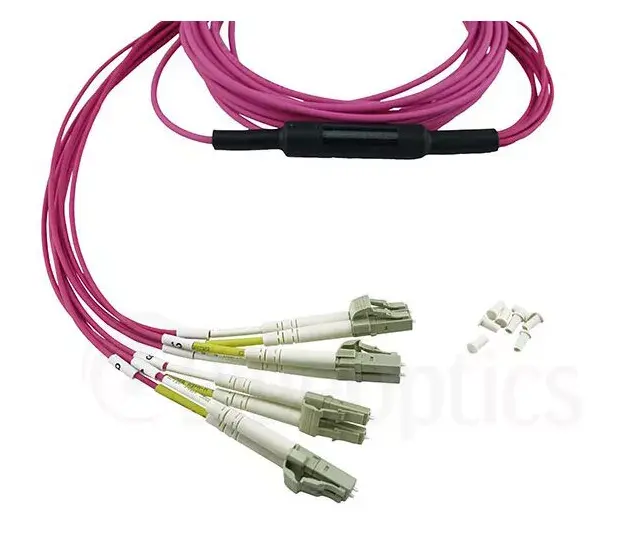InfiniBand fibre optic cable BlueOptics CBL-MPO12-4LC-OM4-1M-BO Photo 3