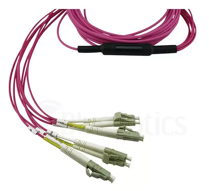 Fibre Optic Cable BlueOptics CBL-MPO12-4LC-OM4-2M Photo 2