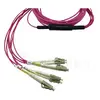 Fibre Optic Cable BlueOptics CBL-MPO12-4LC-OM4-2M Photo 2