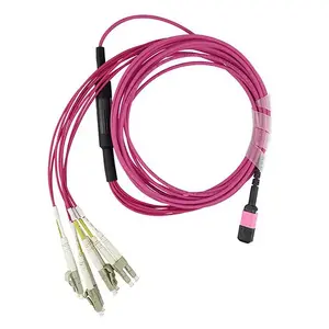 BlueOptics CBL-MPO12-4LC-OM4-3M-BO InfiniBand šķiedru optikas kabelis 4x LC MPO 3m