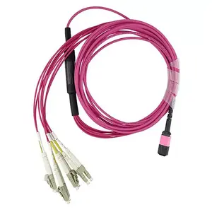 BlueOptics EMC CBL-MPO12-4LC-OM4-7M InfiniBand fibre optic cable 7.5 m