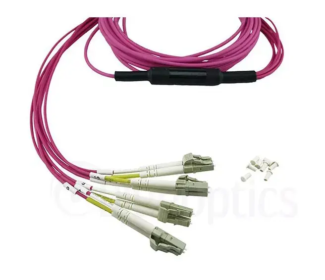 InfiniBand fibre optic cable BlueOptics CBL-MPO12-4LC-OM4-7M Photo 3