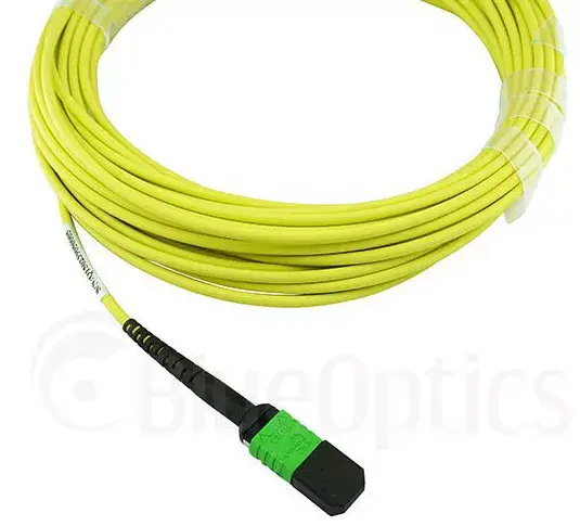 Оптоволоконный кабель BlueOptics CBL-MPO12-4LC-SMF-10M Photo 3