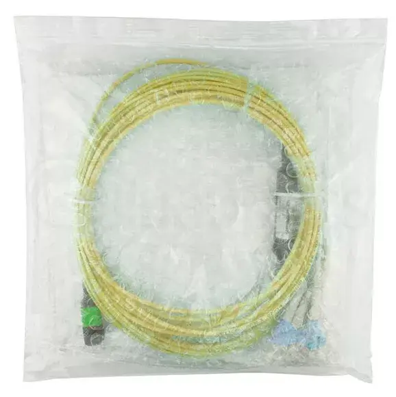 Оптоволоконный кабель BlueOptics CBL-MPO12-4LC-SMF-10M Photo 7