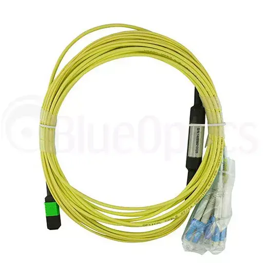 InfiniBand fibre optic cable BlueOptics CBL-MPO12-4LC-SMF-1M Photo 6