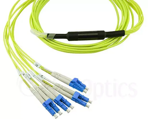 MPO-4xLC одномодный патч-кабель BlueOptics CBL-MPO12-4LC-SMF-2M Photo 2