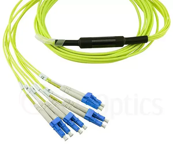 InfiniBand оптоволоконный кабель BlueOptics CBL-MPO12-4LC-SMF-5M-BO Photo 2