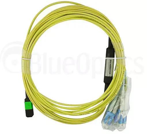 InfiniBand fibre optic cable BlueOptics CBL-MPO12-4LC-SMF-7M-BO Photo 6