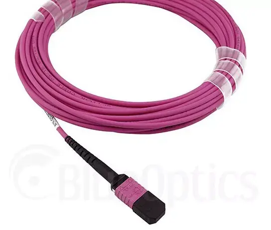Оптоволоконный кабель MPO BlueOptics CBL-MPO12-OM4-5M-BO Photo 2