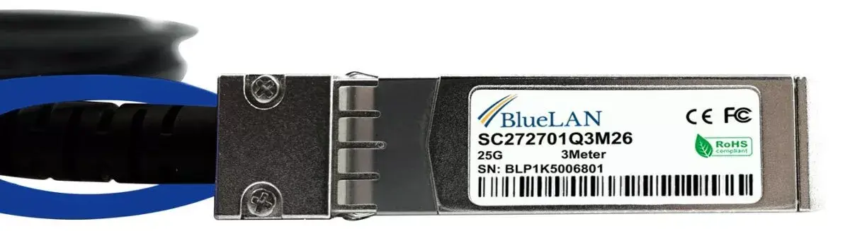 InfiniBand/šķiedru optikas kabelis BlueOptics ET7302-DAC-0.5M-BL Photo 3