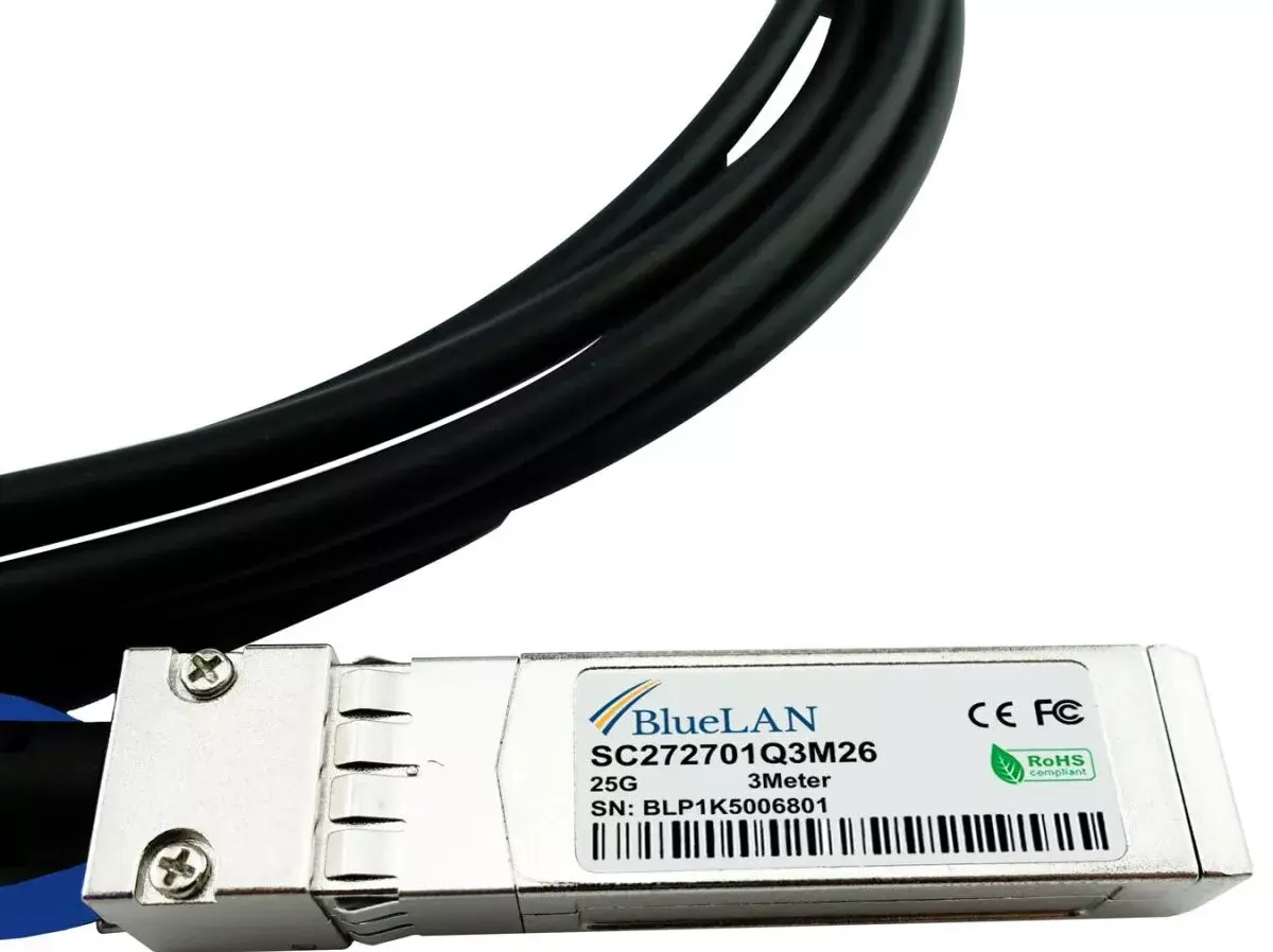 InfiniBand оптоволоконный кабель BlueOptics SFP-H25G-CU5M-BL Photo 4
