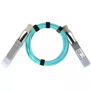 BlueOptics Q28-AOC-15M-F5-BO InfiniBand šķiedru optikas kabelis 15m QSFP28 Vīriešu