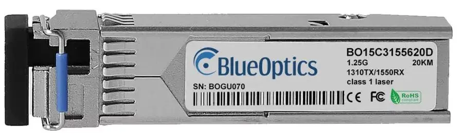 SFP pārraides modulis BlueOptics SFP-BXU35-20KM-F5-BO 1250