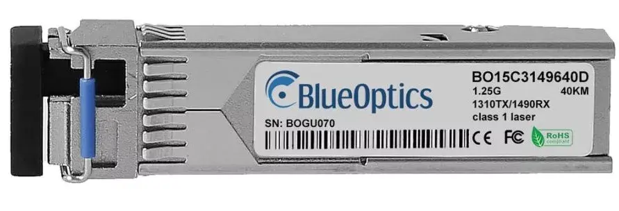 SFP pārveidotājs BlueOptics SFP-BXU34-40KM-F5-BO 1250 Mbit/s