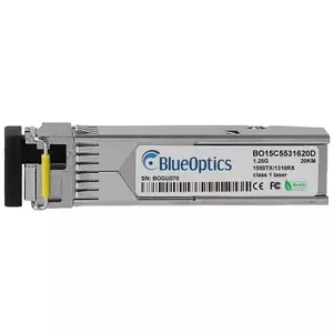 SFP transceiver module BlueOptics SFP-BXD53-20KM-IA-BO 1250 Mbit/s