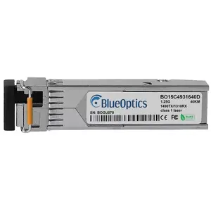 BlueOptics SFP-BXD43-40KM-CH-BO network transceiver module Fiber optic 1250 Mbit/s