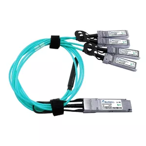 BlueOptics Q9S69A-BO InfiniBand/оптоволоконный кабель 5 м QSFP 4xSFP+ Aqua