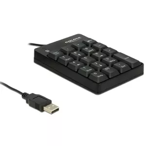 Numeric Keypad DeLOCK 12481 Universal USB Black