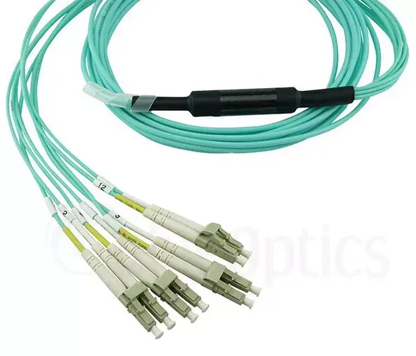 BlueOptics оптический кабель MTP-4LC-M10M 10 м Photo 2