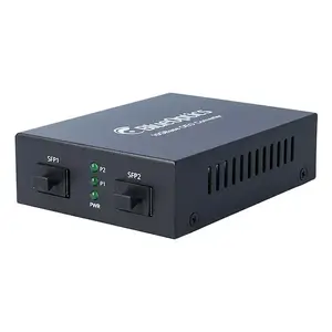 BlueOptics 10G Ethernet Media Converter 2x SFP+ 10000 Mbit/s 1550 нм Черный