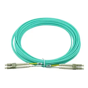 Fibre optic cable BlueOptics BK842A 30 m LC OM3 Aqua