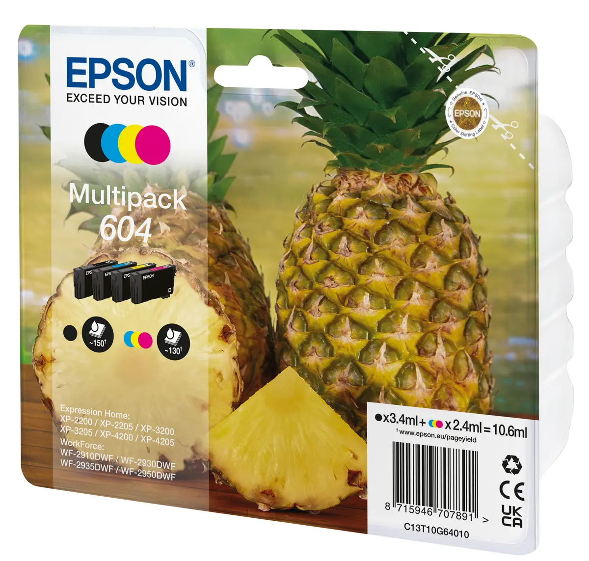 Epson 604 Oriģinālā tintes kasetne Multipack