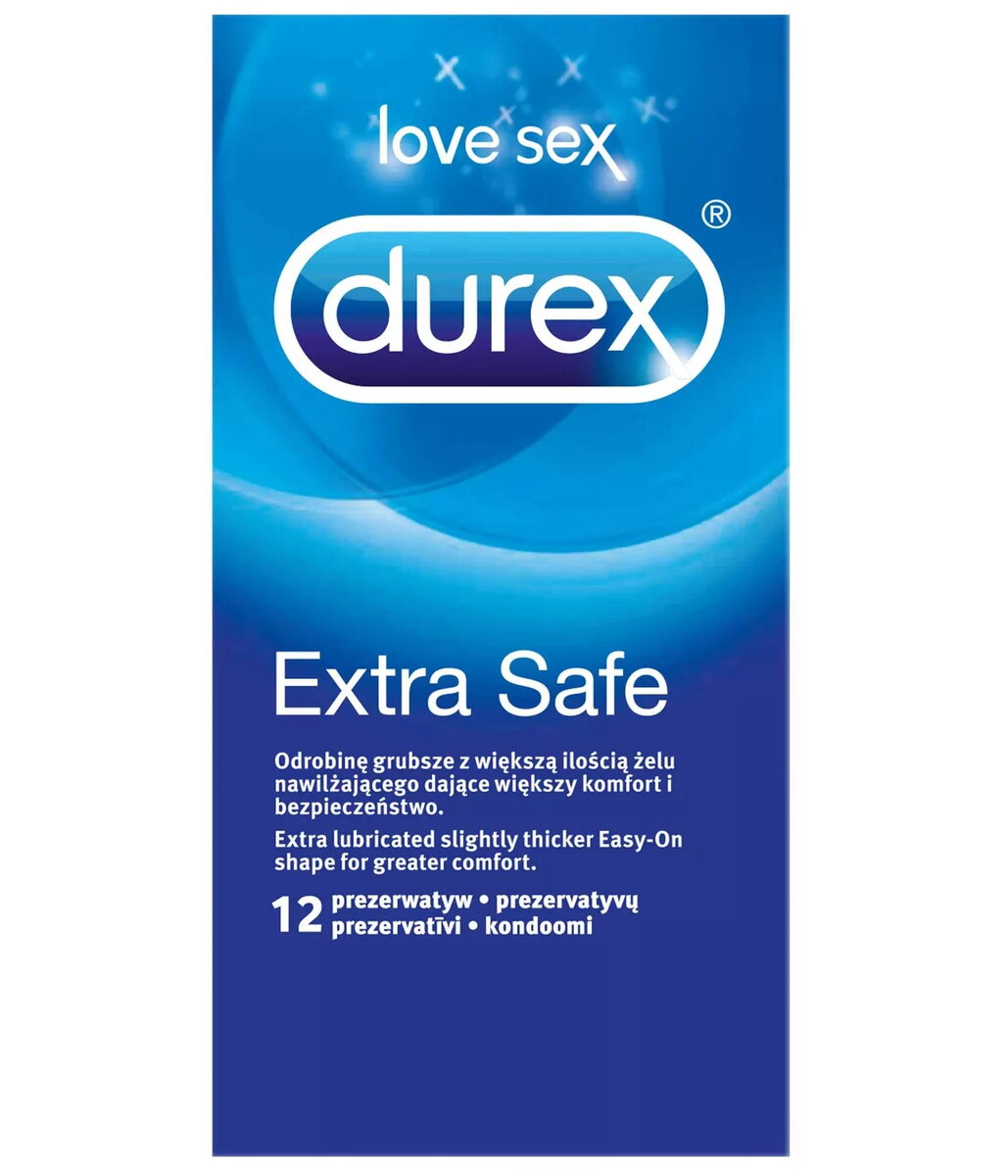 Prezervatīvi Durex Extra Safe — vīriešu
