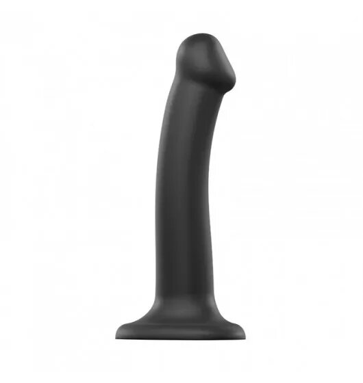 Strap-on-me siksnu dildo — melns silikons