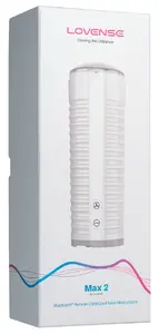 Male stroker Lovense Max 2 White ABS TPE, length 241.4 mm, Ø 85.8 mm