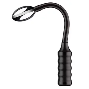Prostatas masāža ElectraStim Depth Charge Flexible Electro Probe Melns Metāls Silikons