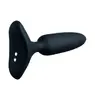 Lovense Hush 2 Butt Plug - Black Silicone Photo 2