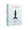 Lovense Hush 2 Butt Plug - Black Silicone Photo 3